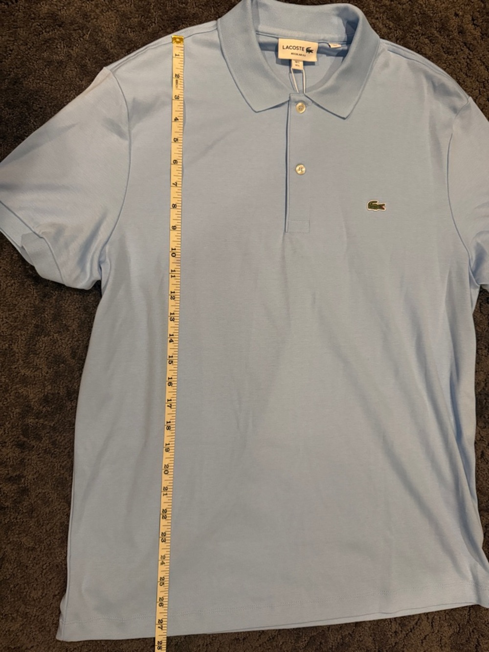 Lacoste Men’s Polo Shirt - Sky Blue - Picture 6 of 8